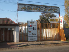 Entrada principal a Agri-Tec.